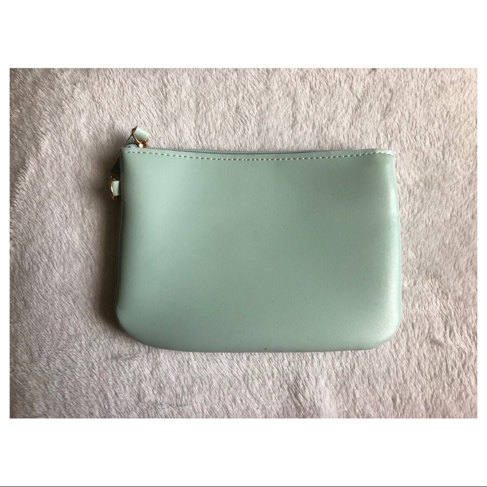 Mint Zip Clutch